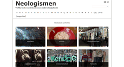 Desktop Screenshot of neologismen.nl