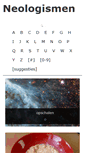 Mobile Screenshot of neologismen.nl